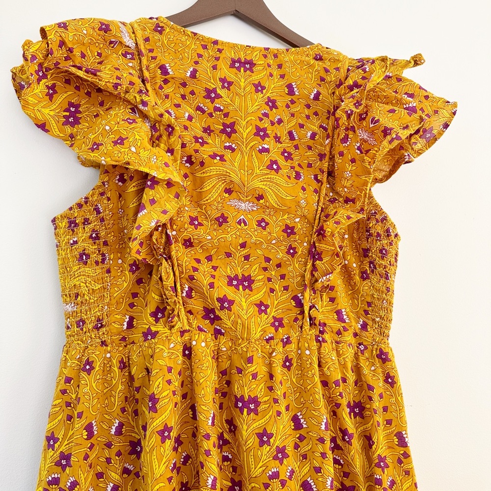 Roller Rabbit Marigold Ruffle Midi Dress - Picture 5 of 6